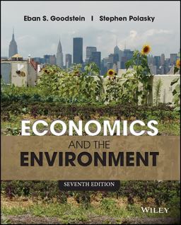 Economics and the Environment 7th 9781118539729 Front Cover