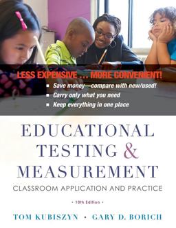 Educational Testing and Measurement