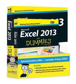 Excel 2013 for Dummies, Book + DVD Bundle