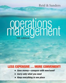 Operations Management 5E Binder Ready Version + WileyPLUS Registration Card