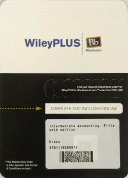 Intermediate Accounting, Fifteenth Edition WileyPlus Blackboard Card