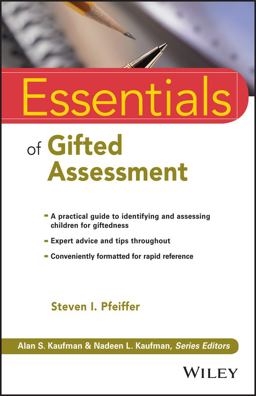 Essentials of Gifted Assessment  9781118589205 Front Cover