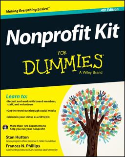 Nonprofit Kit for Dummiesï¿½ 4th 9781118604175 Front Cover
