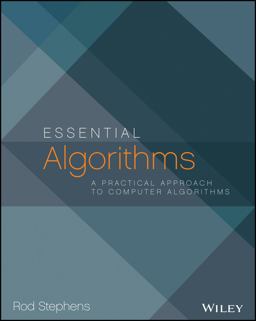 Essential Algorithms A Practical Approach to Computer Algorithms  9781118612101 Front Cover