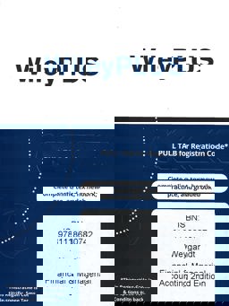 Financial and Managerial Accounting 2nd Edition WileyPLUS Card