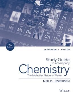 Chemistry: the Molecular Nature of Matter, Study Guide 7th 9781118705087 Front Cover
