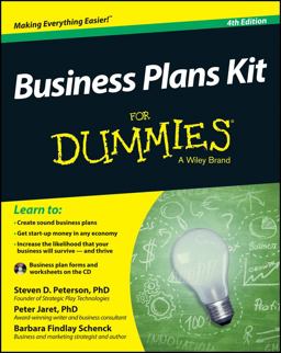 Business Plans Kit for Dummies 4th 9781118725627 Front Cover