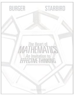 The Heart of Mathematics: an Invitation to Effective Thinking, 4e Binder Ready Version + WileyPLUS Registration Card