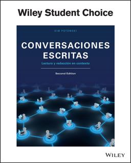 Conversaciones Escritas Lectura y Redacciï¿½n en Contexto 2nd 9781118744864 Front Cover