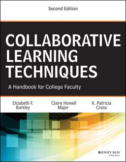 Collaborative Learning Techniques A Handbook for College Faculty 2nd 9781118761557 Front Cover