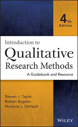 Introduction to Qualitative Research Methods A Guidebook and Resource 4th 9781118767214 Front Cover