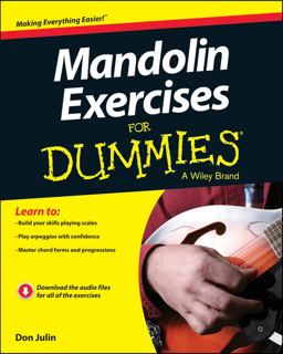 Mandolin Exercises for Dummies  9781118769539 Front Cover
