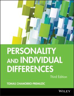 Personality and Individual Differences 3rd 9781118773031 Front Cover