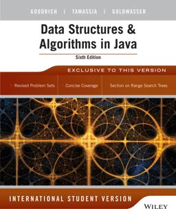 Data Structures and Algorithms in Java International Student Version 6th 9781118808573 Front Cover