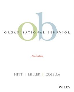 Organizational Behavior 4th 9781118809068 Front Cover
