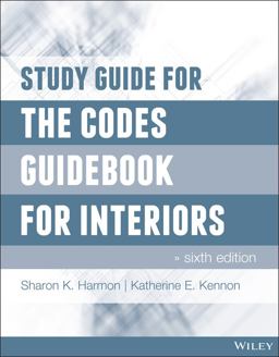 Study Guide for the Codes Guidebook for Interiors 6th 9781118809419 Front Cover