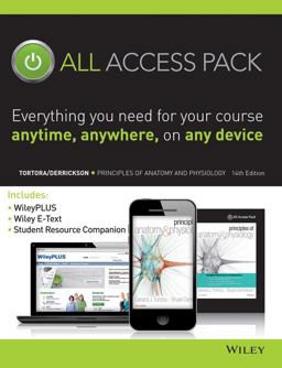 Principles of Anatomy and Physiology 14E All Access Pack
