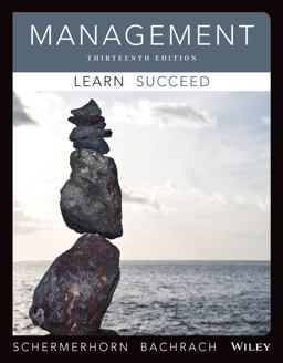 Management 13th 9781118841518 Front Cover