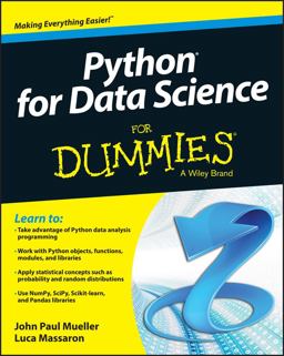 Python for Data Science for Dummies  9781118844182 Front Cover