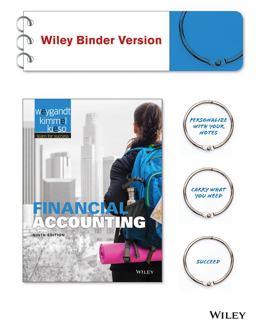 Financial Accounting 9e Binder Ready Version + WileyPLUS Registration Card