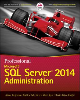 Professional Microsoft SQL Server 2014 Administration  9781118859131 Front Cover
