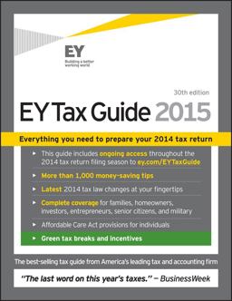 EY Tax Guide 2015 3rd 9781118866986 Front Cover
