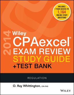 Wiley CPAexcel Exam Review 2014 Study Guide + Test Bank Wiley CPAexcel Exam Review 2014 Study Guide + Test Bank