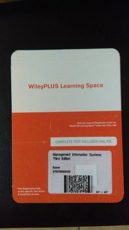 Management Information Systems Third Edition WileyPLUS Card Management Information Systems Third Edition WileyPLUS Card