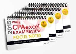 Wiley CPAexcel Exam Review 2015 Focus Notes, 4-Volume Set
