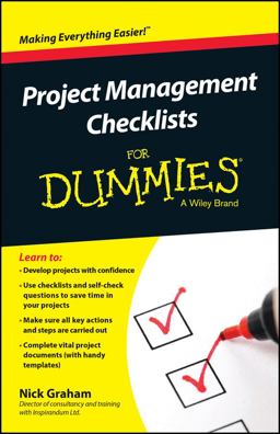 Project Management Checklists for Dummies  9781118931431 Front Cover