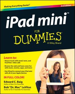 IPad Mini for Dummies 3rd 9781118933527 Front Cover