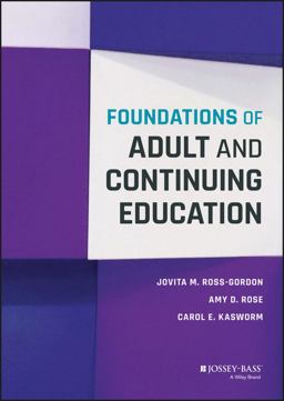 Foundations of Adult and Continuing Education  9781118955093 Front Cover