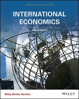 International Economics 12th 9781118955765 Front Cover