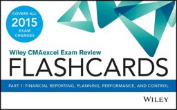 Wiley CMAexcel Exam Review 2015 Flashcards