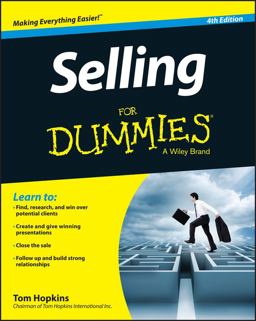 Selling for Dummies 4th 9781118967232 Front Cover