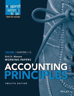 Accounting Principles, Volume 1 Chapters - 12