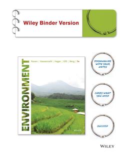 Environment, Binder Ready Version 9th 9781118978443 Front Cover