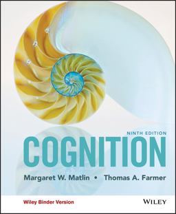Cognition 9th 9781118983287 Front Cover