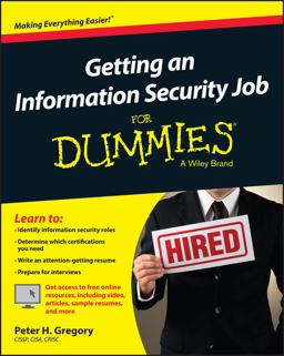 Getting an Information Security Job for Dummies  9781119002819 Front Cover