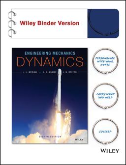 Engineering Mechanics - Dynamics 8th 9781119022534 Front Cover