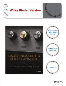 Basic Engineering Circuit Analysis, Binder Ready Version + WileyPLUS Registration Card