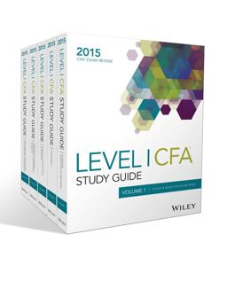 Wiley Study Guide for 2015 Level I CFA Exam: Complete Set