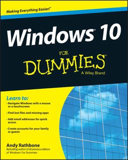 Windows 10 for Dummies  9781119049364 Front Cover