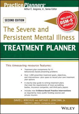 Severe and Persistent Mental Illness Treatment Planner 2nd 9781119063056 Front Cover