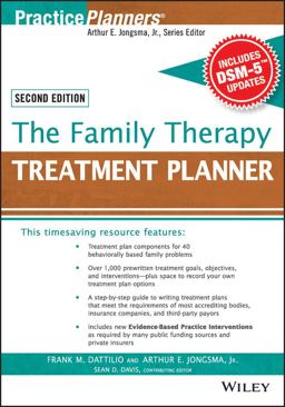 Family Therapy Treatment Planner, with DSM-5 Updates, 2nd Edition 2nd 9781119063070 Front Cover