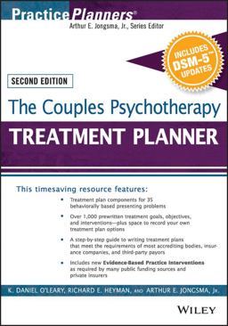 Couples Psychotherapy Treatment Planner, with DSM-5 Updates 2nd 9781119063124 Front Cover