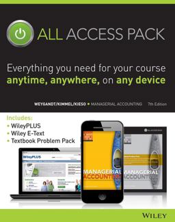 Managerial Accounting: Tools for Business Decision Making 7E All Access Pack