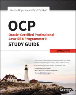 OCP: Oracle Certified Professional Java SE 8 Programmer II Study Guide Exam 1Z0-809  9781119067900 Front Cover