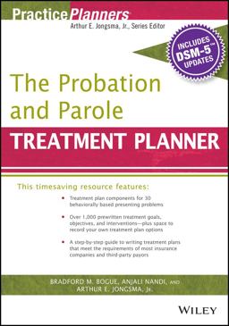 Probation and Parole Treatment Planner, with DSM 5 Updates 2nd 9781119073291 Front Cover
