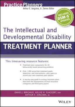 Intellectual and Developmental Disability Treatment Planner, with DSM 5 Updates 2nd 9781119073307 Front Cover
